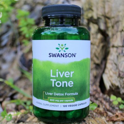 Swanson Liver Tone Liver Detox Formula 300 mg x 120 rostlinných kapslí