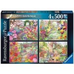 RAVENSBURGER Nádherné zahrady 4x500 dílků – Hledejceny.cz