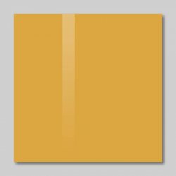 SMATAB® Žlutá neapolská skleněná magnetická tabule do kuchyně Smatab® 120 × 180 cm