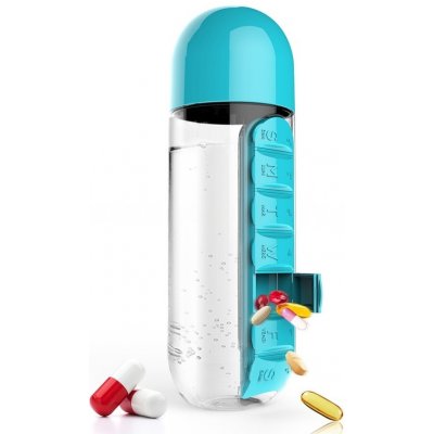 Asobu týdení dávkovací lahev Pill Organizer 600 ml