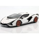 Bburago TOP Lamborghini Sián FKP 37 /Black bílá 1:18 – Zboží Dáma