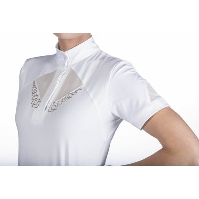 HKM Dámské závodní tričko Kayla Bílá – Zboží Mobilmania