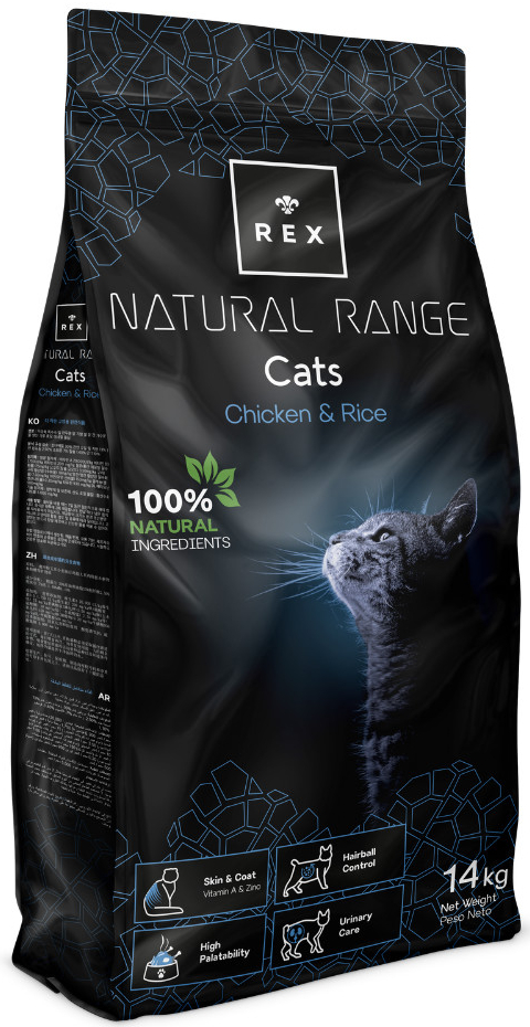 Rex Cat Natural Range Chicken Rice 14 kg