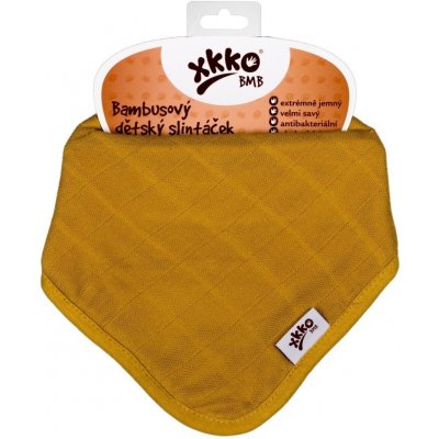 Kikko Bambusový slintáček XKKO BMB - Jednobarevné Honey Mustard – Zboží Mobilmania