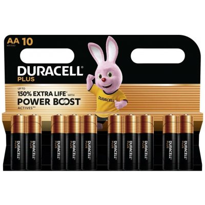 Duracell Plus AA 10ks MN1500B10 – Hledejceny.cz