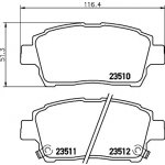 Pedders brzdové destičky — Toyota Prius, Toyota Corolla, Toyota MR2 – Hledejceny.cz