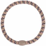 KKNEKKI Gumička do vlasů Kknekki Slim Steel grey / Taupe, měděná barva – Zboží Dáma