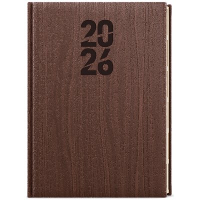 Ctirad Wood A5 Denní 2026 hnědá – Hledejceny.cz