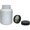 Lékovky Pilulka Plastová lékovka bílá s černým uzávěrem s ALU vložkou 300 ml