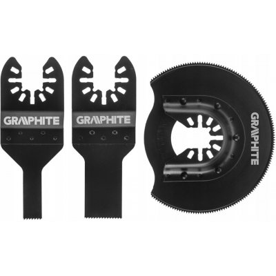 Sada listů pilových na ocel oscilační 3ks Graphite – Zboží Dáma