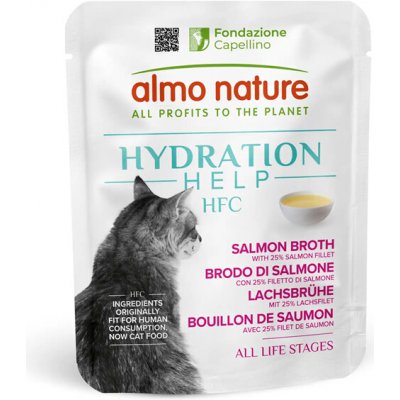 Almo Nature HFC Hydratační lososový vývar s filety 50 g – Hledejceny.cz