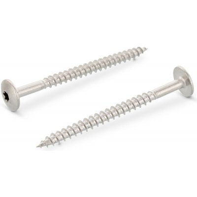 INOX ART. 9086 Vrut TRESPO s plochou hlavou na TORX, nerez A2 Varianta: Vrut TRESPO s plochou hlavou na TORX, nerez A2 4,8X50 TX20 – Hledejceny.cz