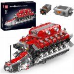 Mould King 10169 Automobilový motor Lamborghini V12 – Zboží Dáma