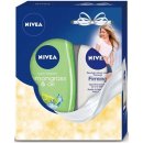 Nivea Q10 Firming Normal Skin tělové mléko 250 ml + sprchový gel Lemongrass & Oil 250 ml dárková sada