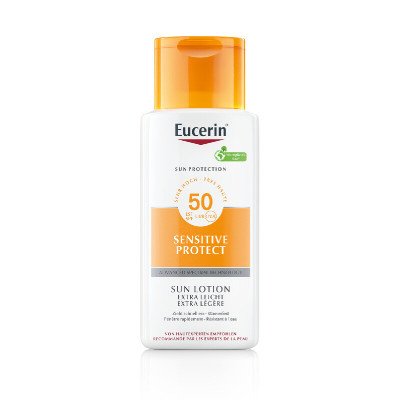 Eucerin Sun mléko na opalování Sensitive SPF50+ 150 ml – Zbozi.Blesk.cz