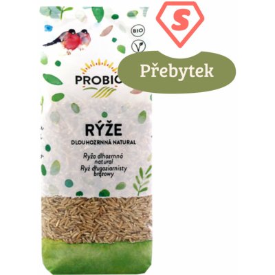 ProBio Rýže dlouhozrnná natural Bio 0,5 kg – Zbozi.Blesk.cz