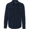 Pánská Košile Kariban teplá košile s sherpa podšívkou Heat námořnická modrá / šedá bouře