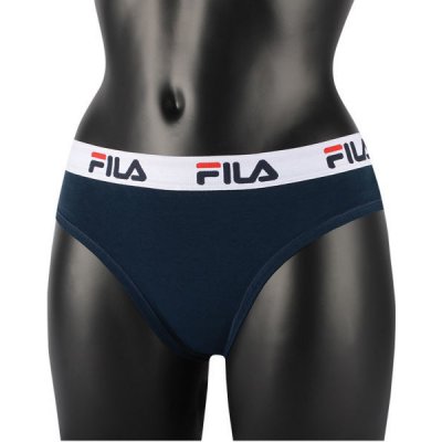 Fila WOMAN STRING Dámské kalhotky Tmavě modrá Bílá Červená – Zboží Mobilmania