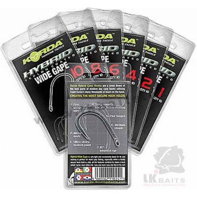 Korda Wide Gape Barbless vel.6 10ks – Zbozi.Blesk.cz