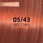 Wella Shinefinity Zero Lift Glaze 05/43 Warm Hot Chili 60 ml – Zboží Dáma