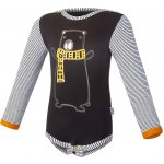 Little Angel Body smyk DR pruh Outlast® bílá medvěd pruh bíločerný – Zboží Dáma