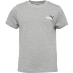 Puma ESSENTIALS 2 COLOR SMALL NO 1 LOGO TEE B Chlapecké triko šedá – Zboží Dáma