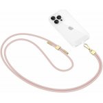 Šňůrka na krk Tech Protect C7S crossbody baby růžová/zlatá – Hledejceny.cz