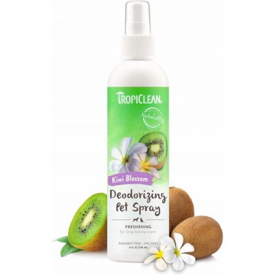 Tropiclean sprej deodorantni pro zvirata kiwi 236 ml – Sleviste.cz