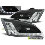 Tuning-Tec Přední čirá LED světla Ford Focus II (2004 - 2007) - černé – Hledejceny.cz