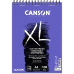 Canson XL Mix Media v kroužkové vazbě A4 300g 30 archů – Zboží Mobilmania