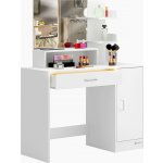 Casaria toaletní stolek Jocelyn bílý – Hledejceny.cz