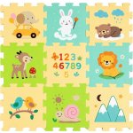 Petite&Mars Podlahové skládací puzzle Nexli 6 ks Safari Friends – Zboží Mobilmania