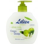 Lilien Olive Milk tekuté mýdlo dávkovač 500 ml – Zboží Dáma