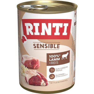 Rinti Sensible jehně a rýže 24 x 400 g – Hledejceny.cz