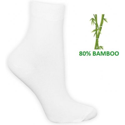 Tuptusie Bambusové ponožky EXCLUSIVE bílé