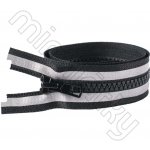 Zip kostěný dělitelný reflexní VISLON® černá 30 cm YKK – Hledejceny.cz