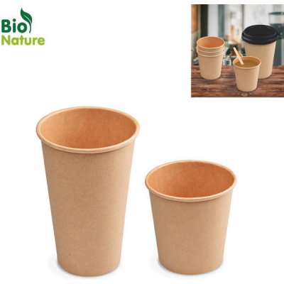 Papírový kelímek hnědý 420 ml, L Ø 90 mm 76442 – Zboží Dáma