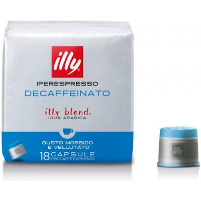 Illy iperEspresso HES Home Decaf kávové kapsle bez kofeinu 18 ks – Zboží Mobilmania