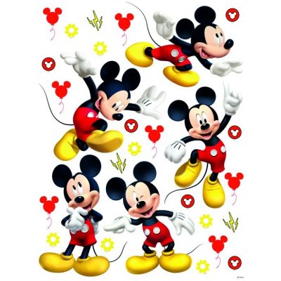 AG Design DK 2311 Samolepící dekorace Mickey Mouse 65x85 cm – Zbozi.Blesk.cz