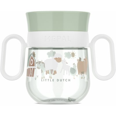 Mepal nepropustný hrnek 360° Mio s úchyty farma 200 ml – Sleviste.cz