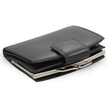 Arwel Dámská kožená rámová peněženka 511 4357 se zápinkou černá