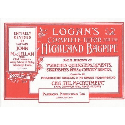 Logan's Complete Tutor For The Highland Bagpipe noty na dudy – Zbozi.Blesk.cz