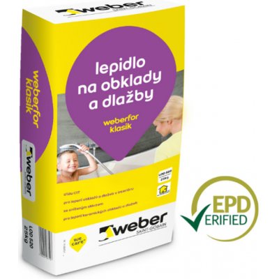 WEBER For klasik lepidlo na dlaždice 25 kg – Sleviste.cz