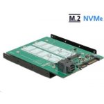 Delock 3.5” Převodník SATA 22 pin / SFF-8643 NVMe > 1 x M.2 NGFF Key M + 1 x M.2 NGFF Key B | 62704 – Hledejceny.cz