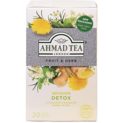 Ahmad Tea bylinný čaj detox 20 x 2 g – Zboží Mobilmania