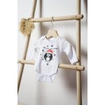 Černá na bílé bodyčko KOUZLO VÁNOC dlouhý rukáv – Zboží Mobilmania