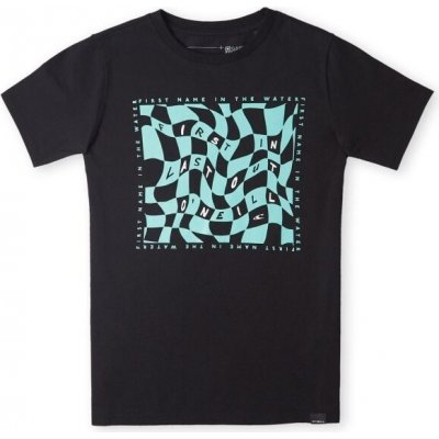 O'Neill CHECKER Chlapecké tričko černá – Zboží Dáma