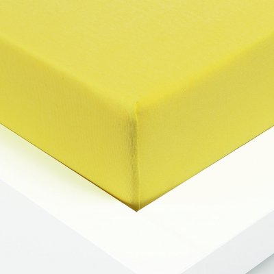 Xpose Jersey prostěradlo Exclusive žluté 180x200 – Sleviste.cz