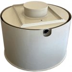 Plastovar dvouplášťový kruhový septik 3m³ – Zboží Mobilmania