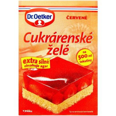 Dr. Oetker Cukrárenské želé červené 10 g – Hledejceny.cz